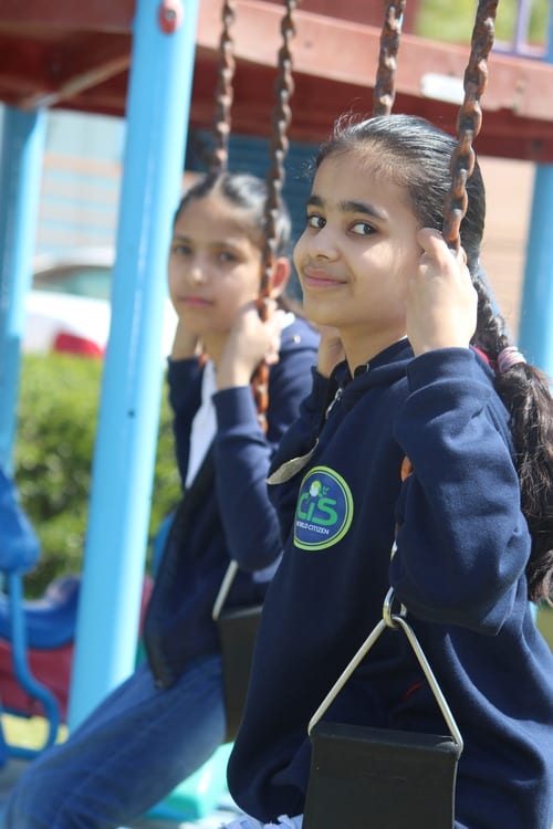 Primary students in class at City International School, Jaipur