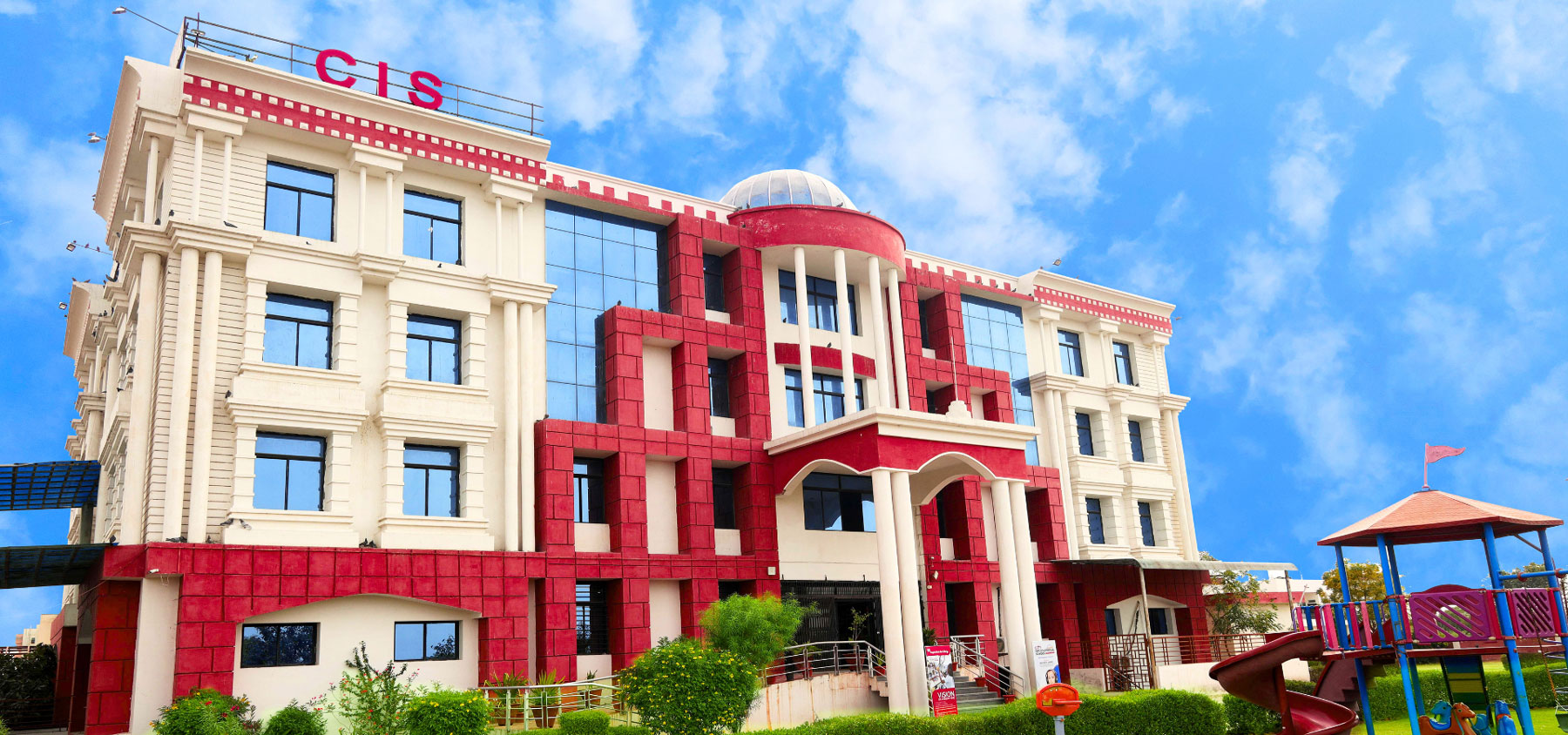 City International School, Jaipur — campus and students (slide 2)