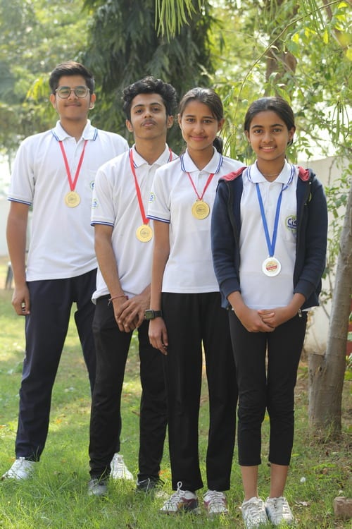 Senior students at City International School, Jaipur